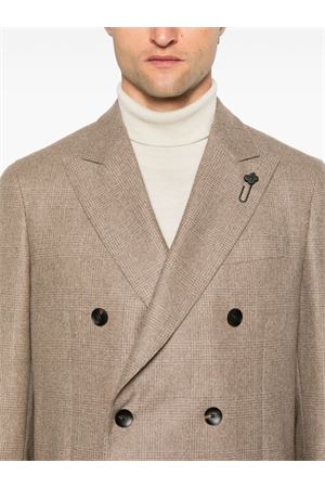 Light brown cashmere blazer LARDINI | IV660AEIVSF63528200CA