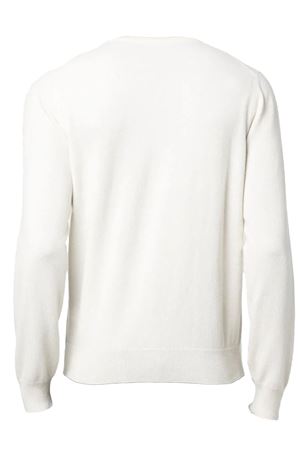 White cream cashmere sweater MALO | UMA008F1K02F2720