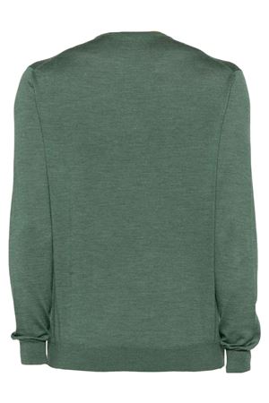 Green virgin wool sweater MALO | UMA008F2Z10E3499