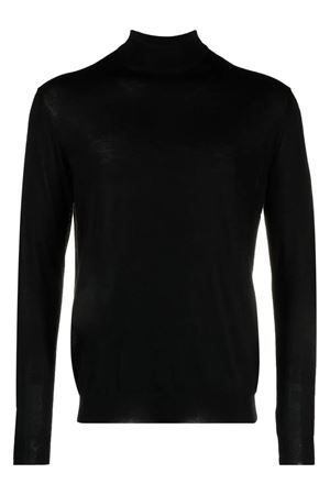 Maglione in cashmere nero MALO | UMC003F8Z17E516