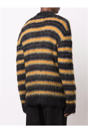 Black and yellow mohair blend cardigan MARNI | CDMG0051Q0UFU174RGN99