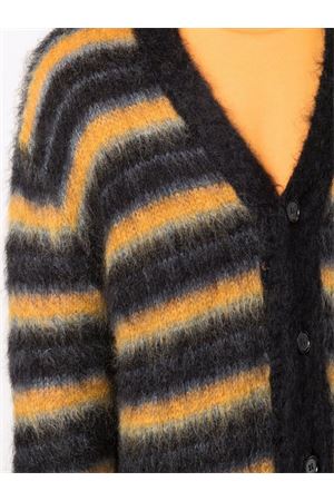 Black and yellow mohair blend cardigan MARNI | CDMG0051Q0UFU174RGN99