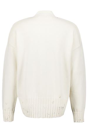 Off-white cotton cardigan MARNI | CDMG0136Q0UFC65200W01