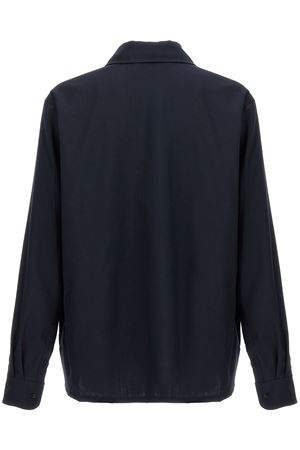 Midnight blue virgin wool shirt MARNI | CUMU0310S0TW83900B99