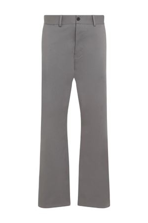 Slate grey cotton blend trousers MARNI | PUMU0058A1UTC41700N42