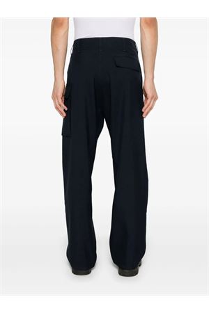 Midnight blue virgin wool cargo trousers MARNI | PUMU0095SUTW83900B99