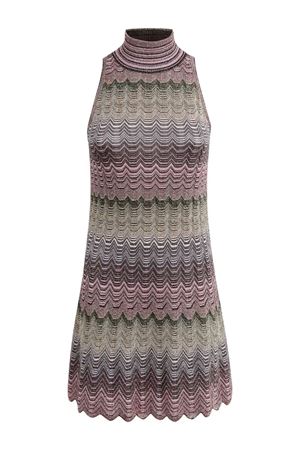 Abito corto a righe multicolore MISSONI | DS24WG2DBK039ISM9G5