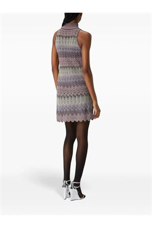 Abito corto a righe multicolore MISSONI | DS24WG2DBK039ISM9G5