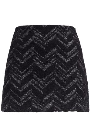 Bouclé mini skirt with lamé chevron motif MISSONI | DS24WH0EBW00T5S91KD