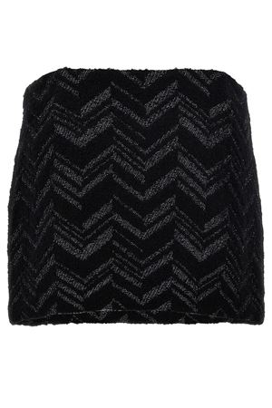 Bouclé mini skirt with lamé chevron motif MISSONI | DS24WH0EBW00T5S91KD