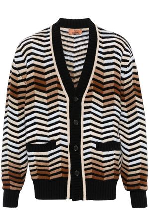 Cardigan in lana multicolore MISSONI | US24WM05BK037OS80C1