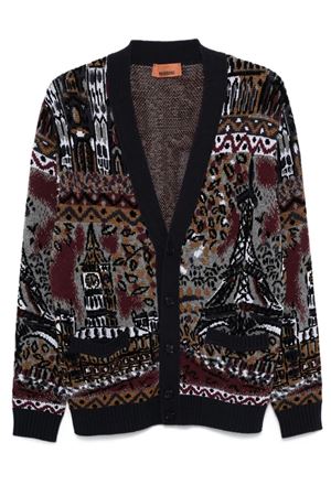 Cardigan in lana mélange MISSONI | US24WM0ABK038VSM9GR