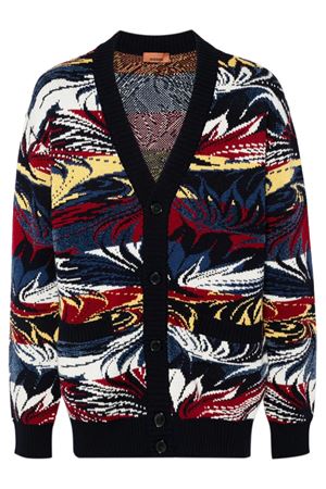 Cardigan in misto lana multicolore MISSONI | US24WM0WBK040LSM9GP