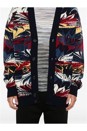 Patterned intarsia-knit cardigan MISSONI | US24WM0WBK040LSM9GP