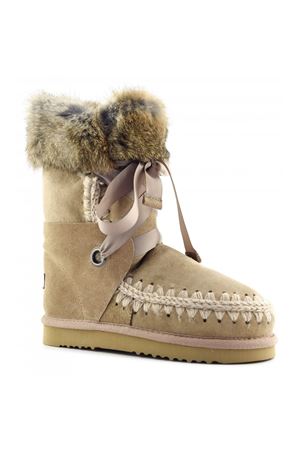 Camel beige sheepskin Eskimo Lace e Fur MOU | FW101004ACAM