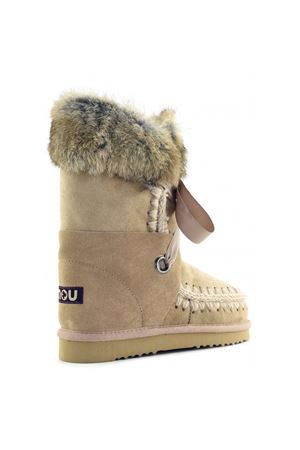 Camel beige sheepskin Eskimo Lace e Fur MOU | FW101004ACAM