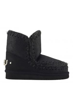 Eskimo 18 in pelle di montone nero MOU | FW101036BCBKG