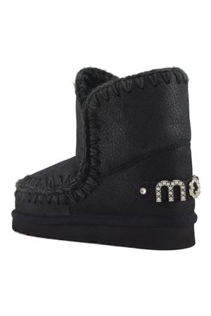 Eskimo 18 in pelle di montone nero MOU | FW101036BCBKG