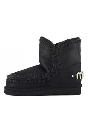 Eskimo 18 in pelle di montone nero MOU | FW101036BCBKG