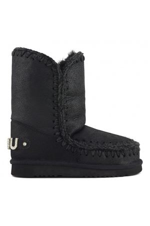 Eskimo 24 in pelle di montone nero MOU | FW101037BCBKG