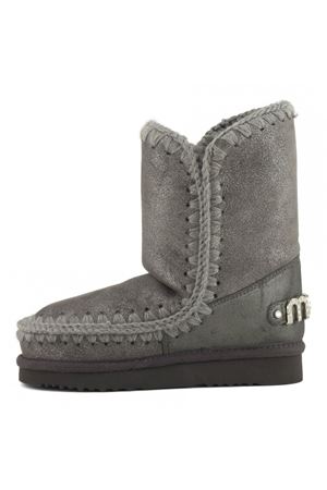 Eskimo 24 in pelle di montone grigio MOU | FW101037BDUIRO