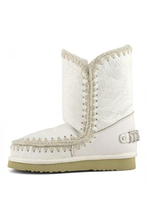 Eskimo 24 in pelle di montone bianco MOU | FW101037CWXWHI