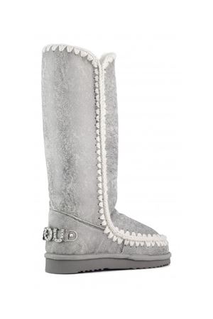 Silky silver sheepskin Eskimo 40 MOU | FW101052BSSIL