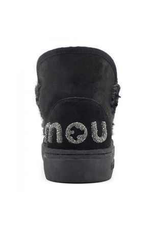 Eskimo sneaker bold in pelle nera MOU | FW411001ABKBK