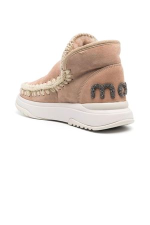 Eskimo jogger pelle double face beige MOU | FW421001ACAM