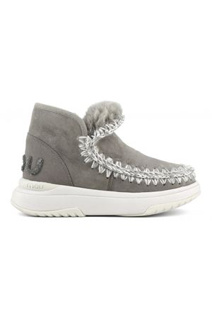 Eskimo jogger pelle double face grigio MOU | FW421001ANGRE