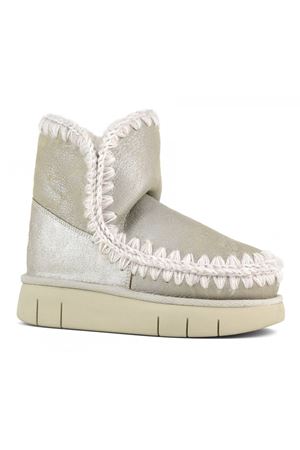 Eskimo 18 bounce in pelle stone metallic MOU | FW531002BSTME