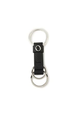 Micron keychain in black leather ORCIANI | SU0111MICNERO