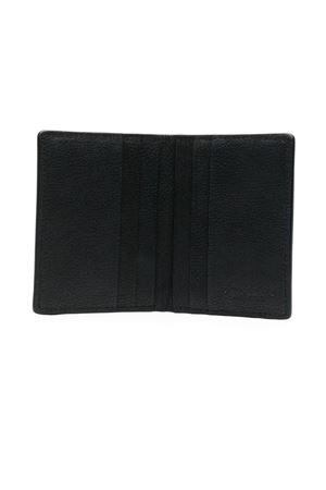 Micron hinge opening leather card holder ORCIANI | SU0113MICNERO