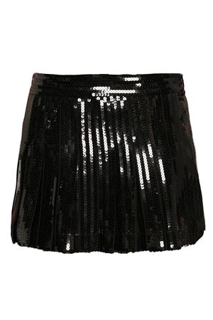 Black Godot mini skirt PAROSH | GODOTD600521013