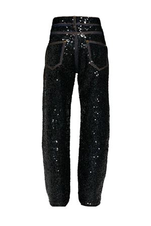 Guff sequin-embellished straight jeans PAROSH | GUFFD230726813