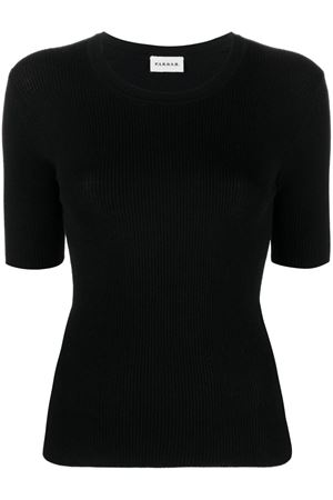 Black wool top PAROSH | LEILA24D510795013