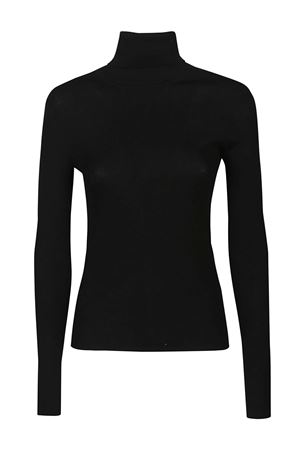 Black wool sweater PAROSH | LEILA24D512552X013