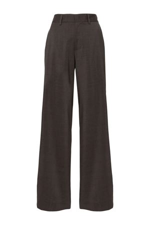 Brown wool blend Lillie trousers PAROSH | LILLE24D232245008