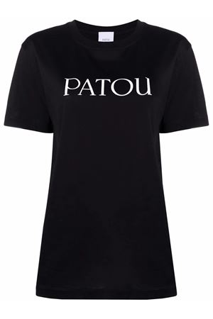 T-shirt in cotone bio nero PATOU | JE0299999999B