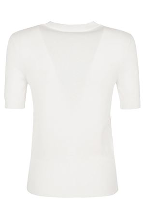 Top in maglia di cotone bio bianco PATOU | KN0688045001W