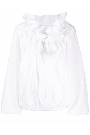 Top in faille di poliestere bianco PATOU | TO0170017001W