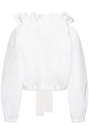 Top in faille di poliestere bianco PATOU | TO0170017001W