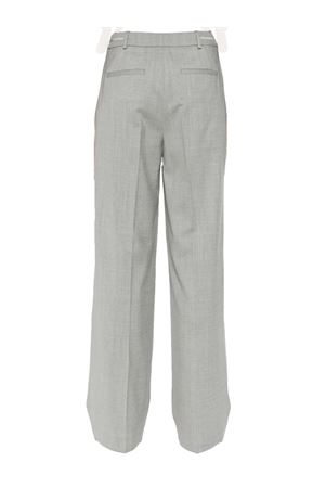 Light grey wool blend flannel trousers PESERICO | P0493402660971