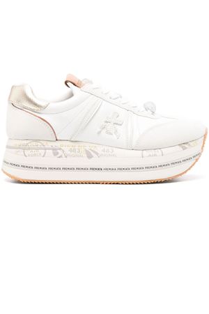 Beth 7037 white calf leather sneakers PREMIATA | BETH7037