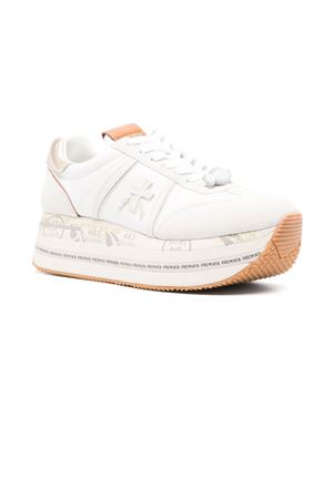 Beth 7037 white calf leather sneakers PREMIATA | BETH7037