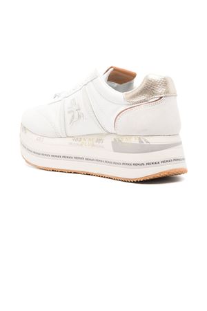 Beth 7037 white calf leather sneakers PREMIATA | BETH7037