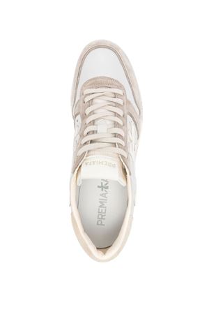 Beige calf leather Mick sneakers PREMIATA | MICK6871