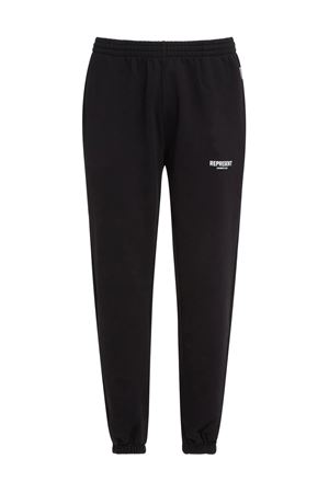 Pantaloni sportivi in cotone nero REPRESENT | OCM41116001