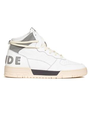 Sneaker alta in pelle bianca RHUDE | RHPF24FO018790554