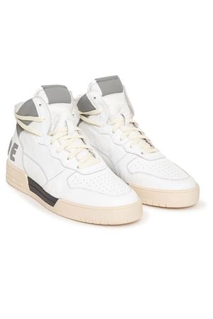 Sneaker alta in pelle bianca RHUDE | RHPF24FO018790554